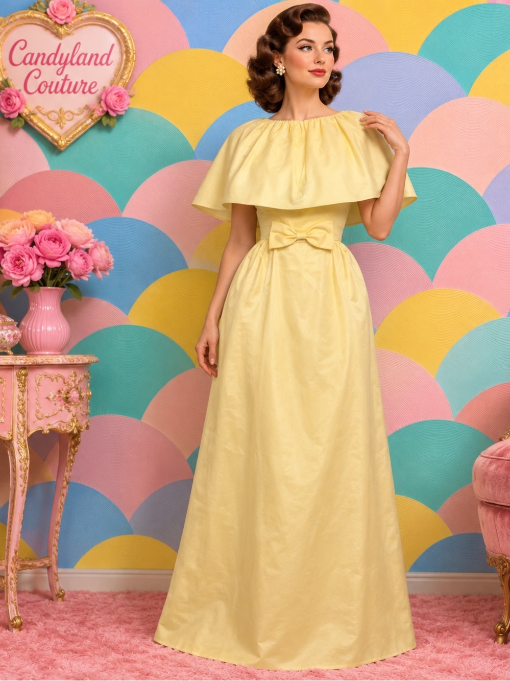 Lorrie Deb San Francisco Yellow prom dress size 11